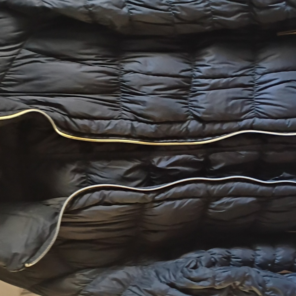 Michael Kors Black and White Puffer Jacket